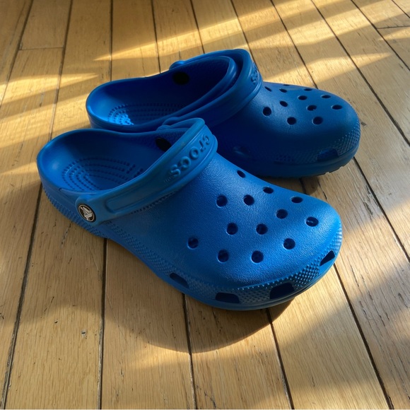 Crocs Classic Clog Shoes Big Kids Bright Blue - Picture 2 of 7